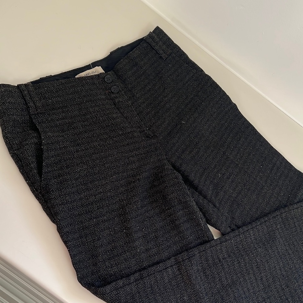 Mango wide leg trousers